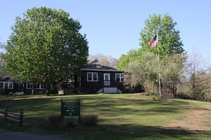 Front view of The Lodge